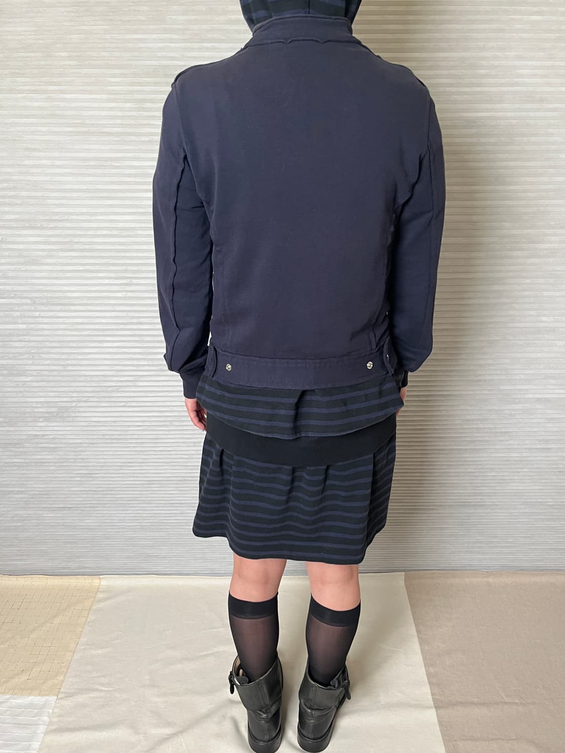 꼼데가르송 스웻 블루종 comme des garcons 카페레이서 상품이미지10