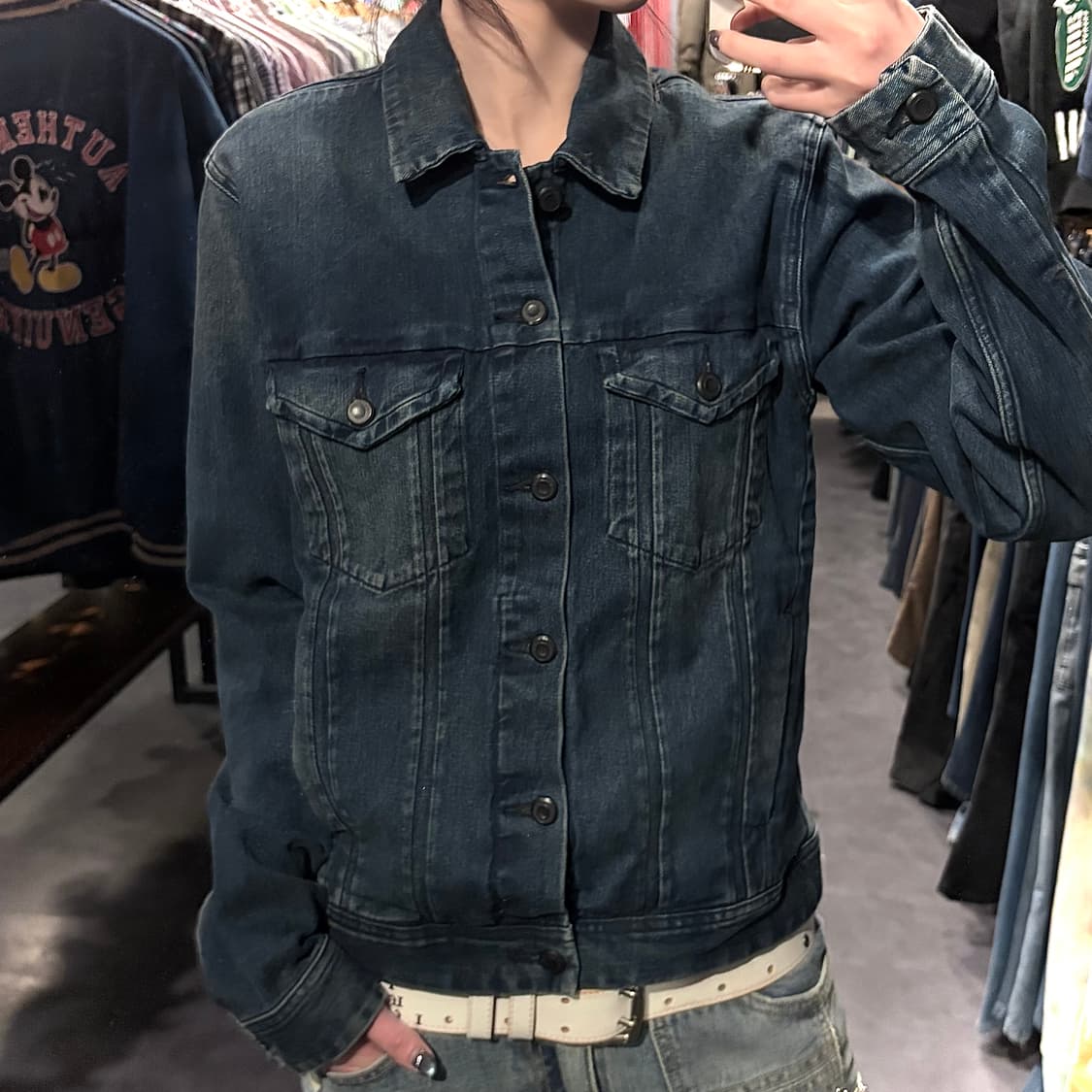 [IM] Calvin Klein 캘빈클라인 데님 트러커 자켓 진청 상품이미지4