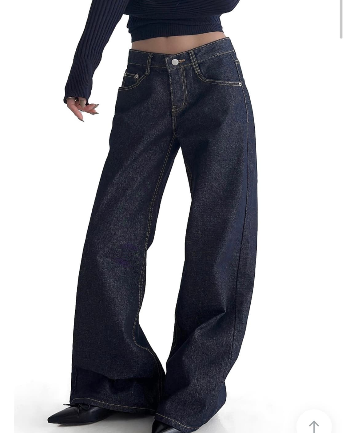 릿킴 NONFADE FLARE RAW JEANS 새상품 상품이미지1