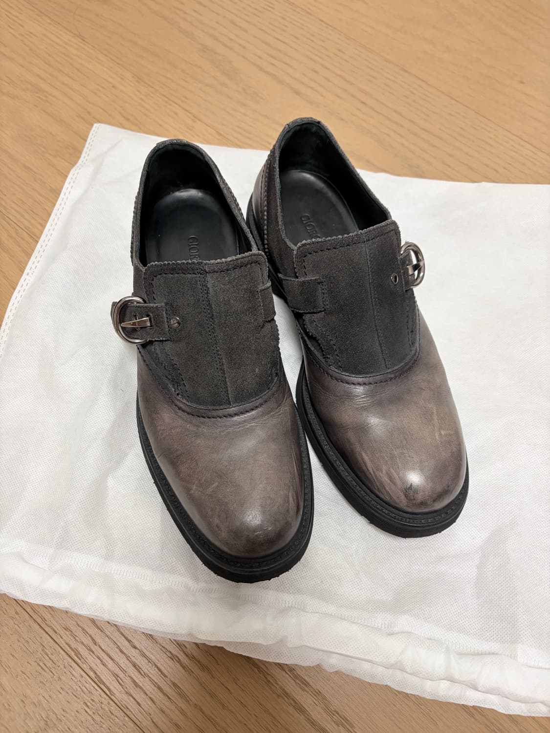 조르지오 아르마니 스트랩 더비 상품이미지4