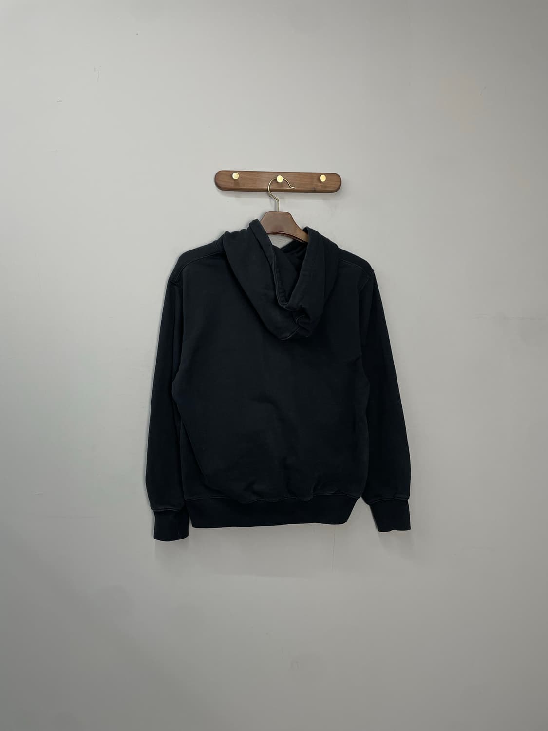 디스이즈네버댓 베이직 로고 블랙 후드티 H1691 상품이미지4