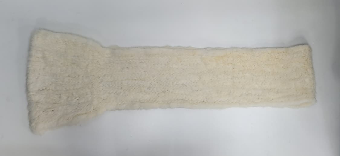 진도 끌레베 밍크 머플러 / 폭 18/30  총장 182 아이보리
 상품이미지5