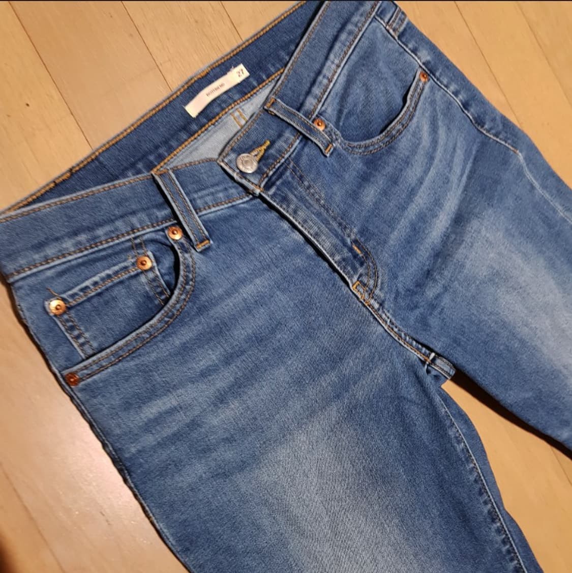 여자 27인치/ 리바이스 / 보이프렌드진/ 슬림스판데님/416-270와  상품이미지3