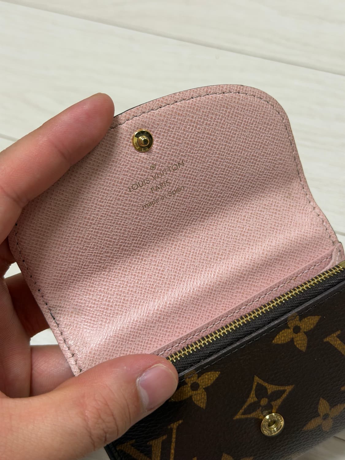 루이비통 로잘리 코인퍼스 카드지갑 핑크 상품이미지5