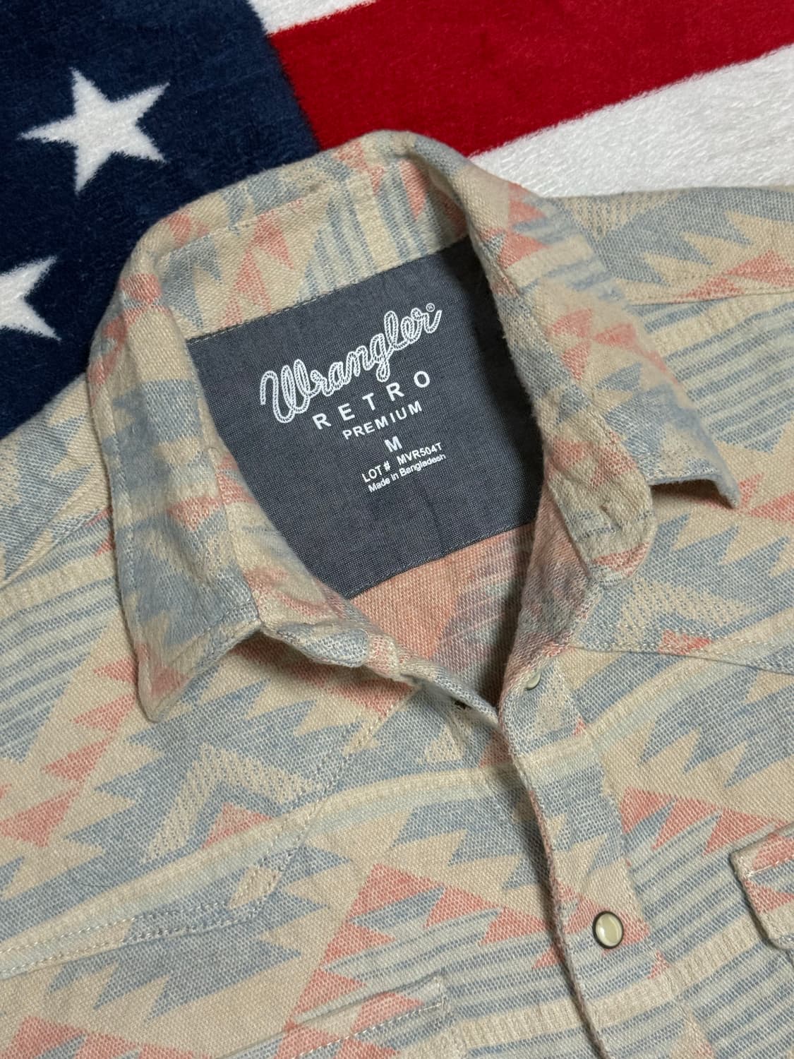 랭글러 웨스턴셔츠 Wrangler western pattern shirt 상품이미지8