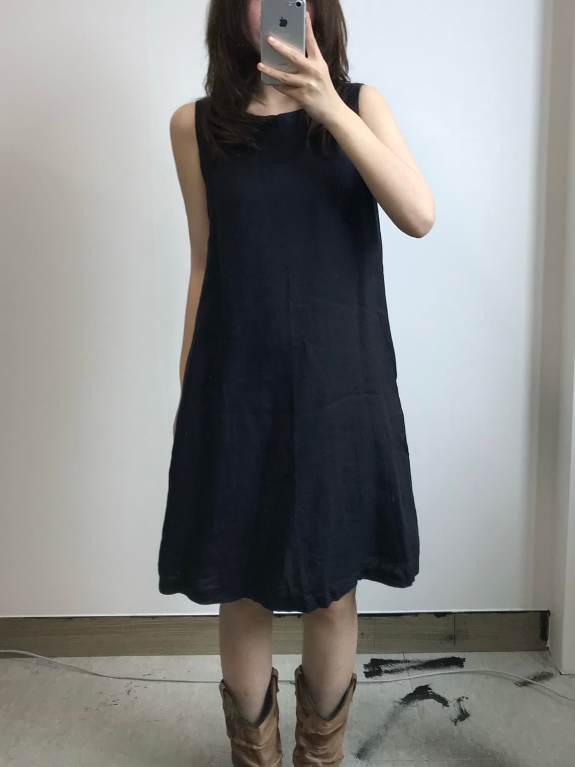 빈티지 린넨 원피스 상품이미지3