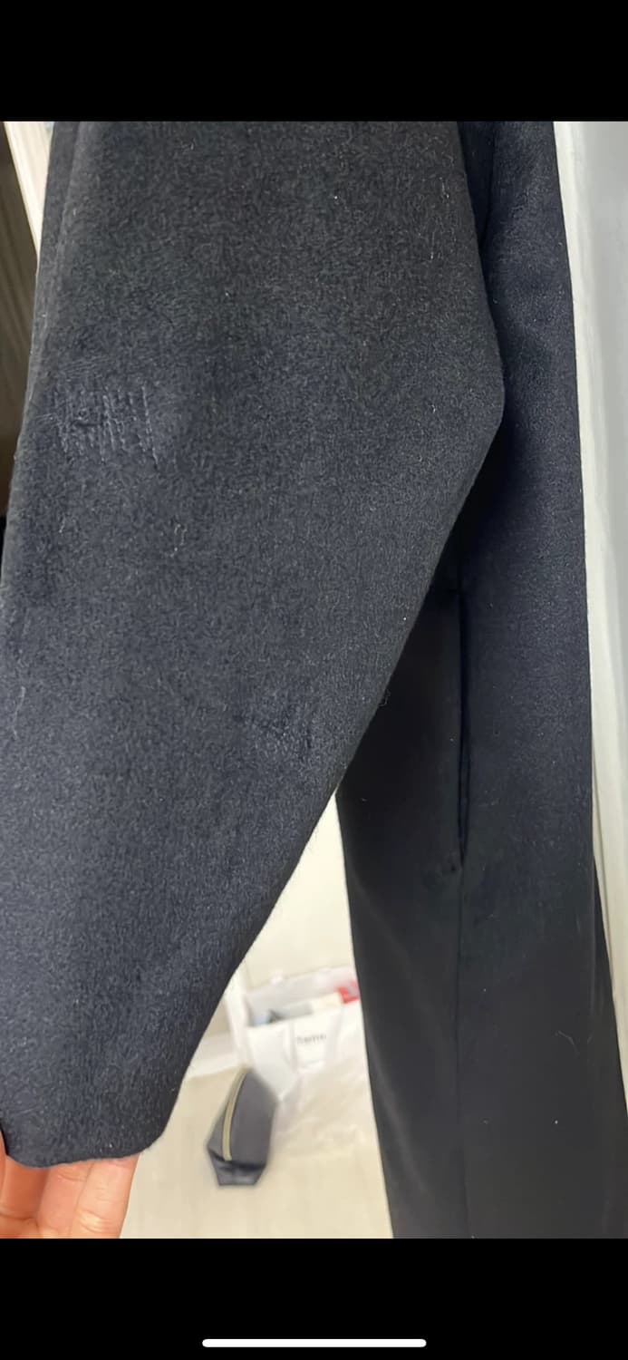 RICCI 블랙 캐시미어100코트 55,66 상품이미지2