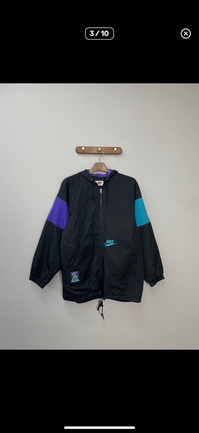 나이키 90s 알론조 모닝 샬럿 호네츠 백로고 자켓 A3116 상품이미지2