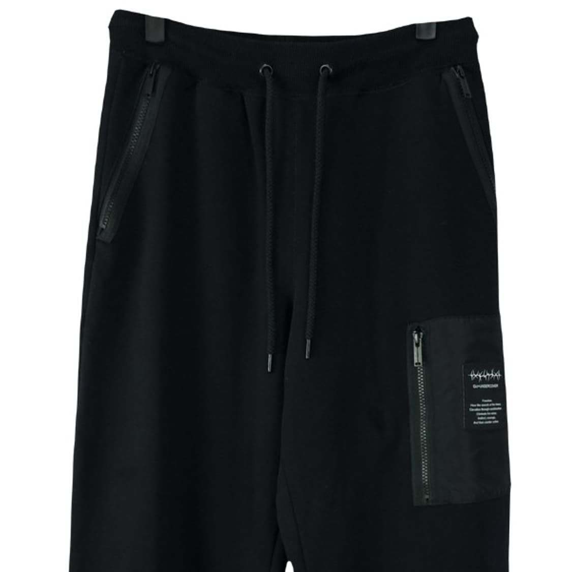 [지유 X 언더커버] 스웻 조거 팬츠 블랙 M20092 상품이미지4