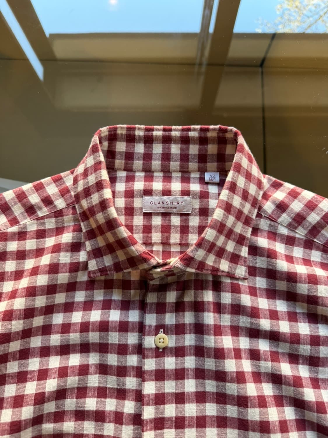 글랜셔츠 깅엄체크 셔츠 100 상품이미지7