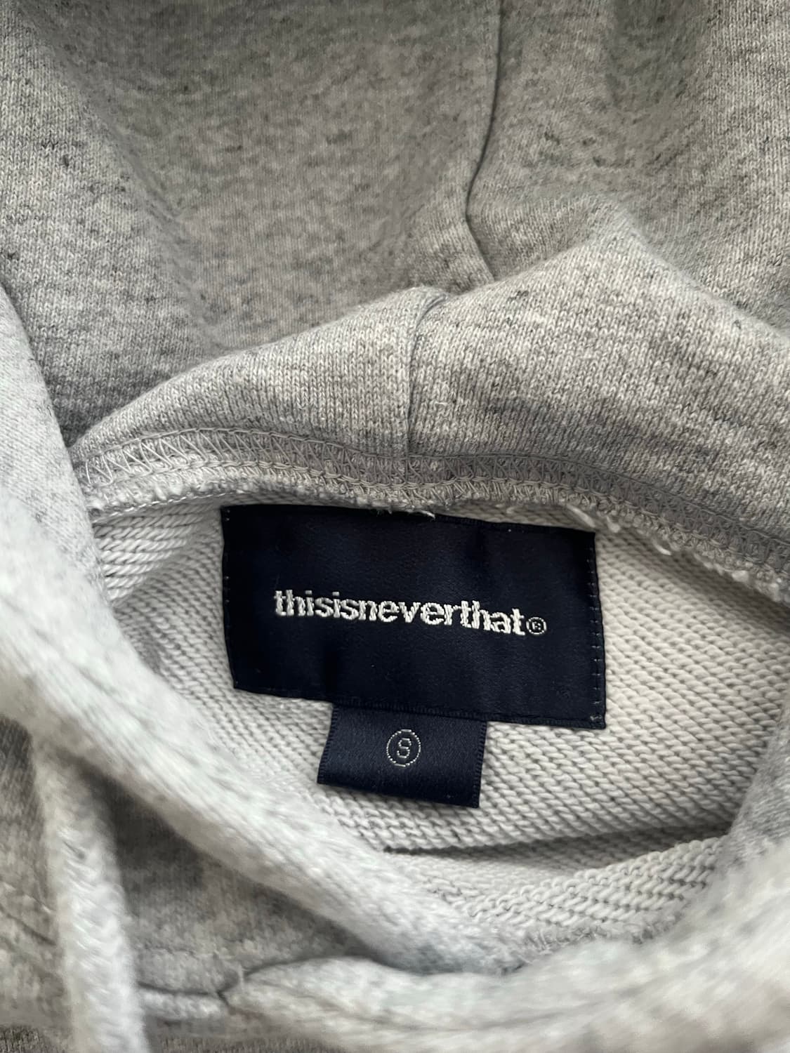 디스이즈네버댓 회색 후드티 S 상품이미지2