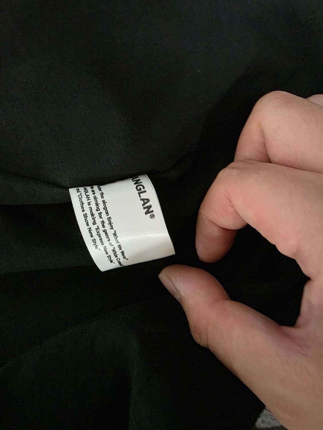 앵글런 Decent Pocket Blazer Jacket - Black 상품이미지3