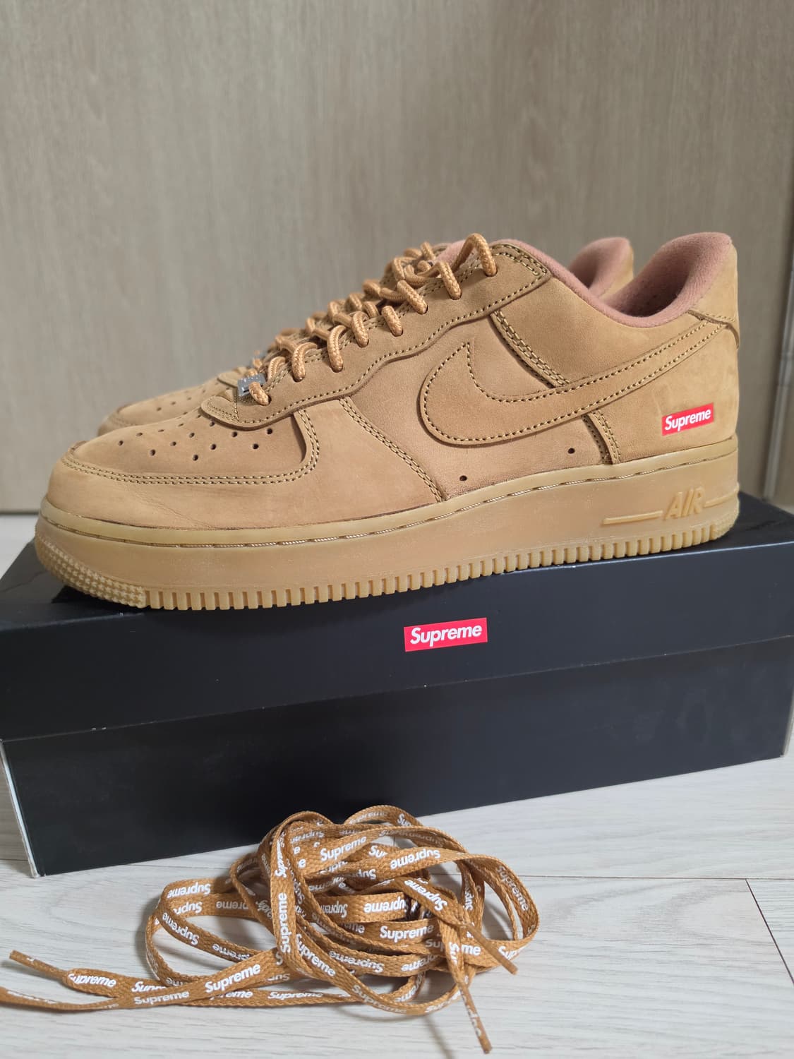 마지막가격 [260] <상태최상> 나이키x슈프림 된장 에어포스 상품이미지1