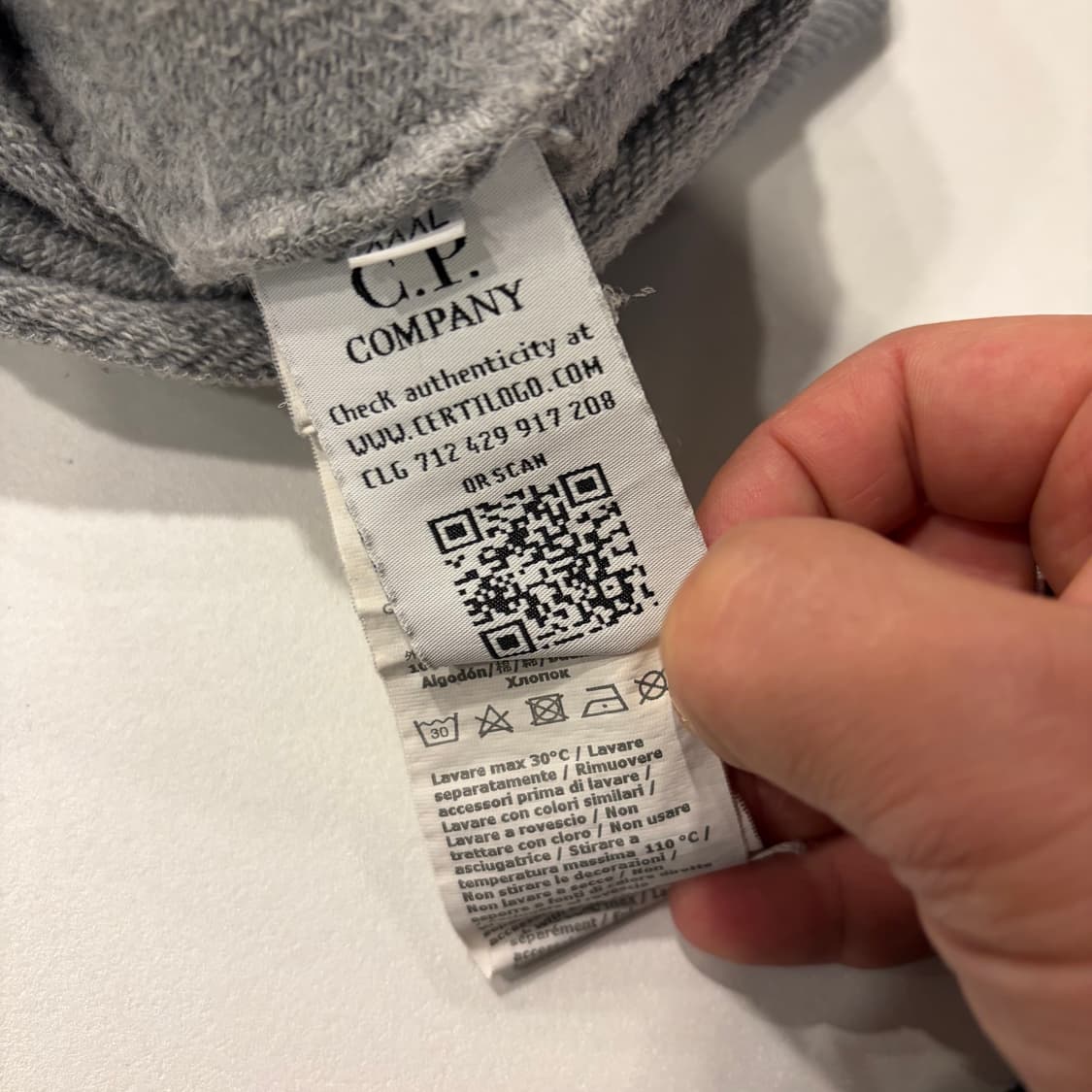 [3XL] 20s CP컴퍼니 고글 스웻 후드집업 그레이 C25 상품이미지7