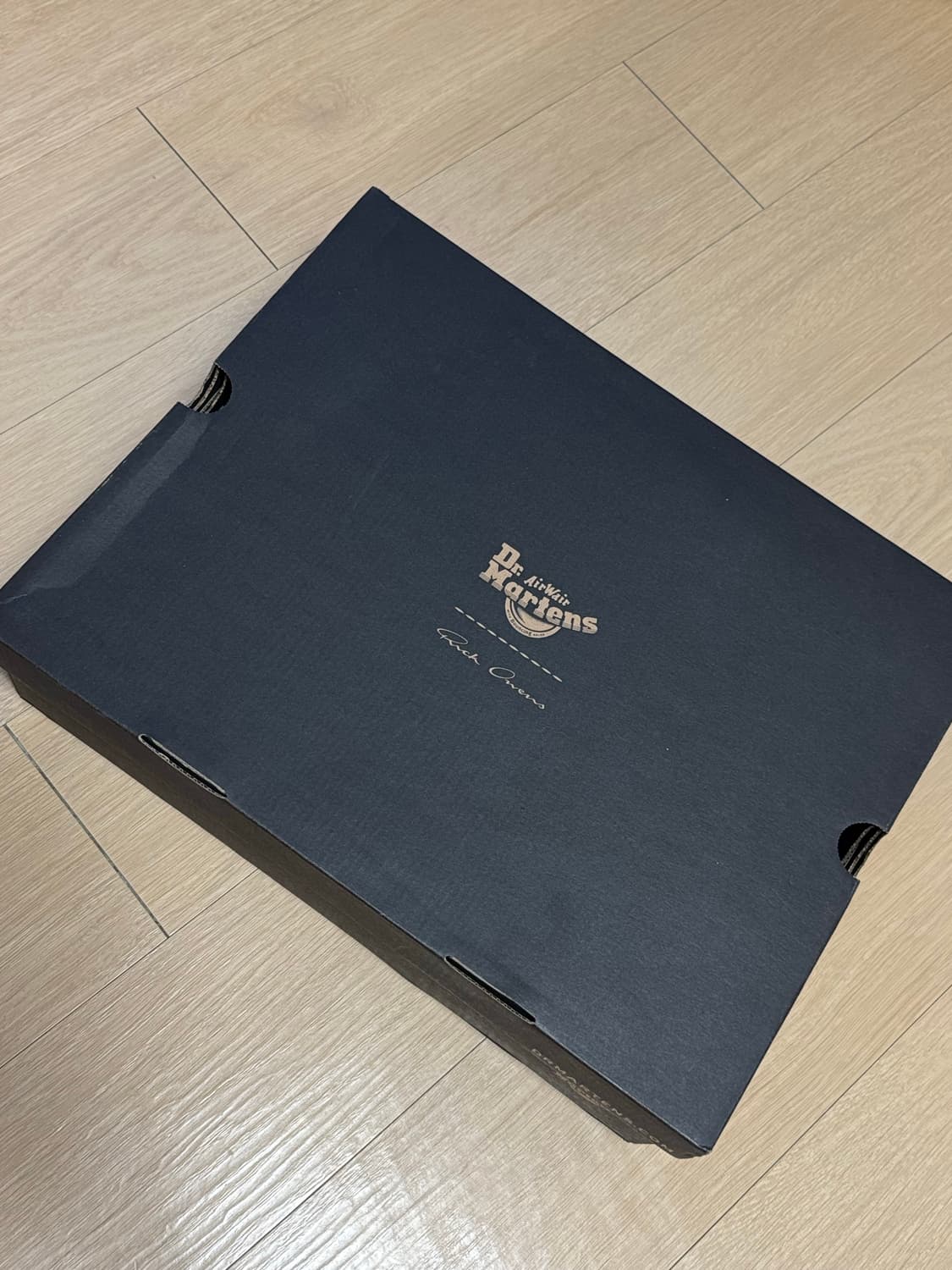 [uk9, 280] 닥터마틴 릭오웬스 쿼드 솔 스틸 토 부츠 블랙 상품이미지2