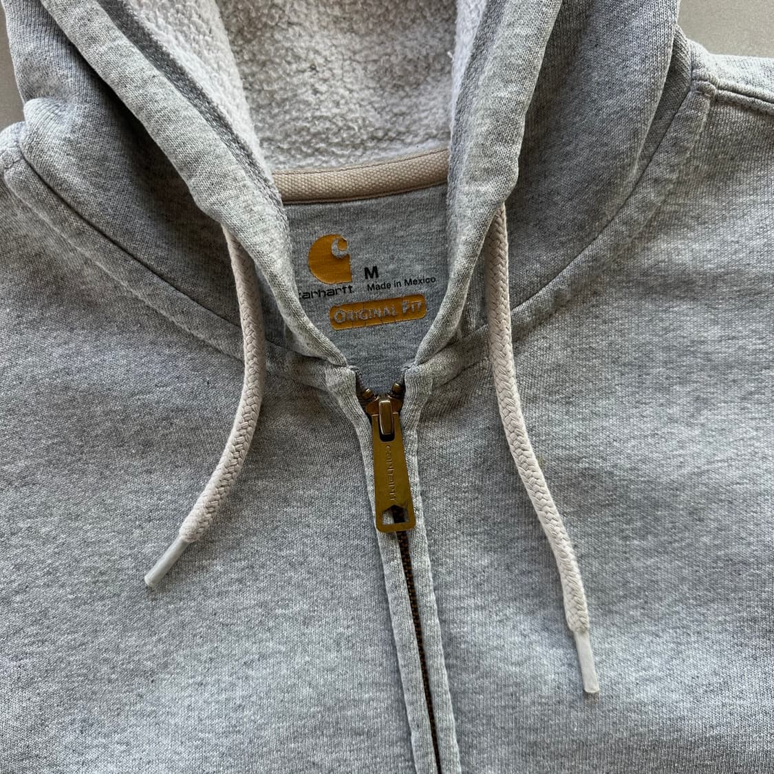 [L]칼하트 WIP 미드웨이트 그레이 후드집업 상품이미지7
