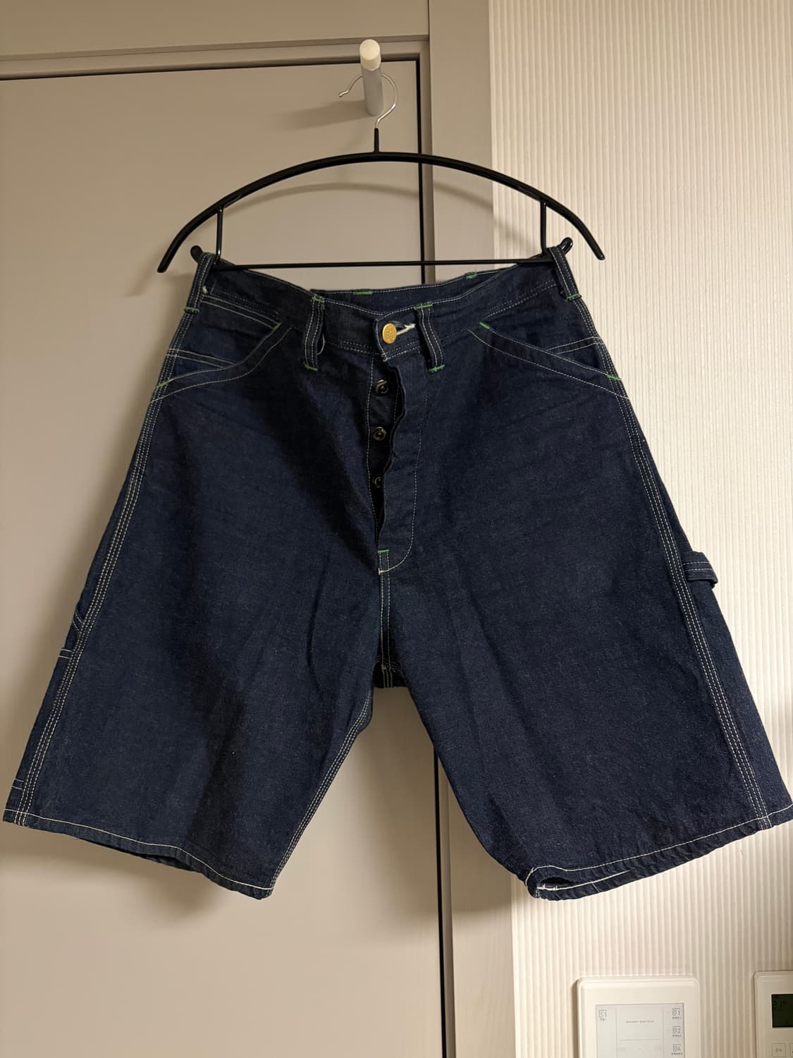 슈가케인 블루 데님 워크 쇼츠 반바지 34 상품이미지2