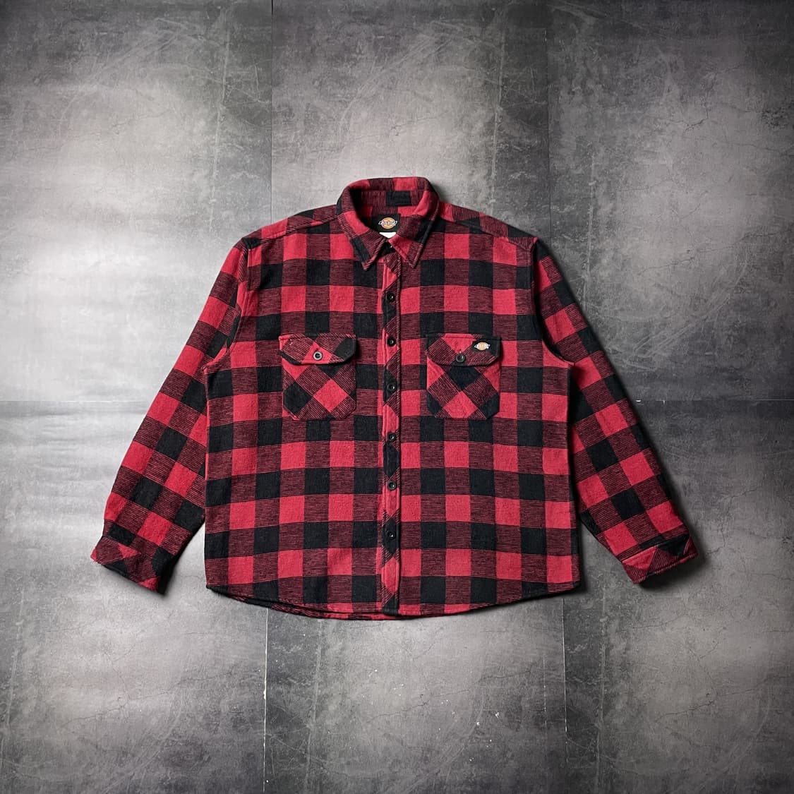 DICKIES 디키즈 빈티지 버팔로체크 플란넬 워크 셔츠 A00825 상품이미지1