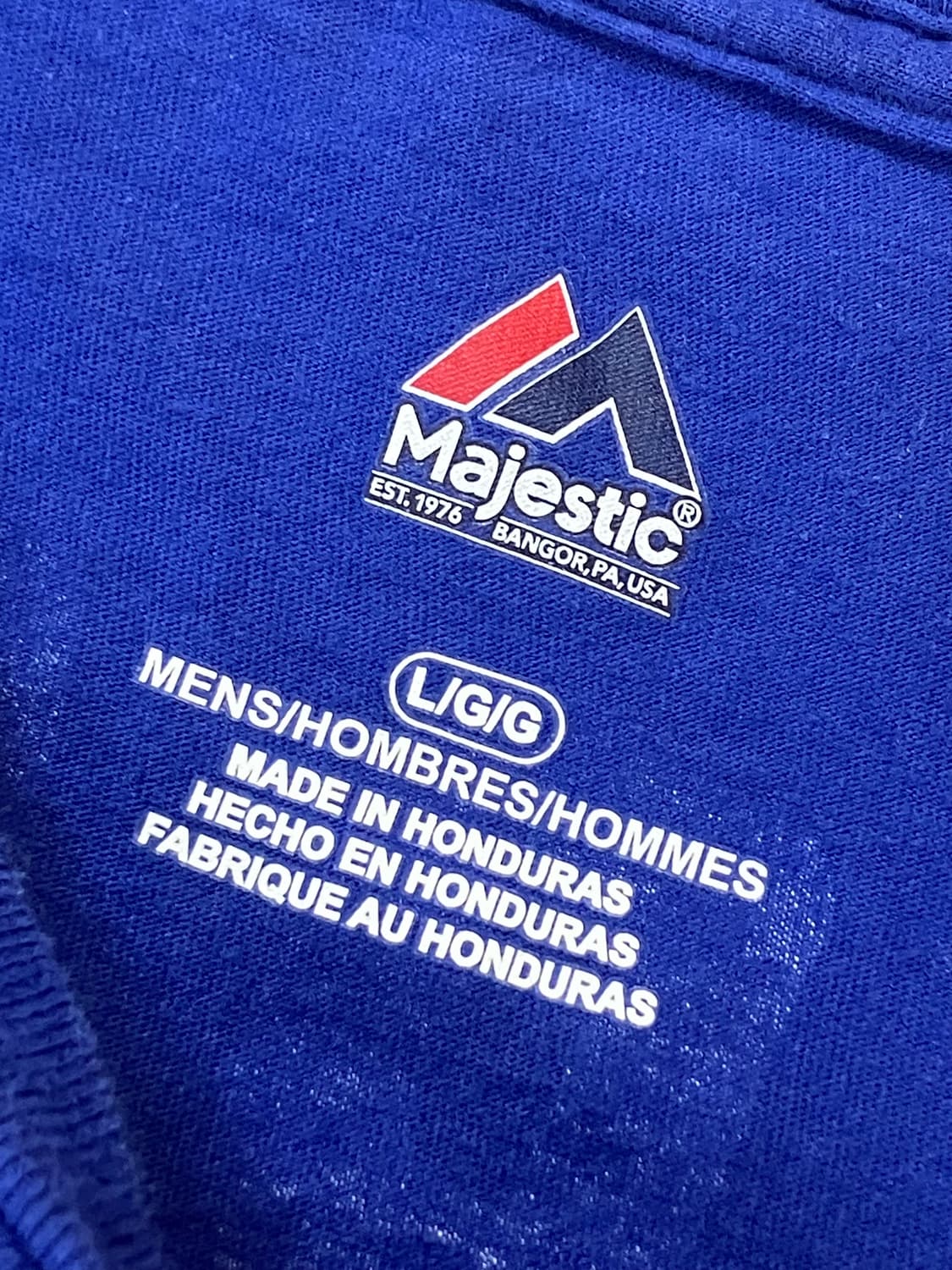 마제스틱 프린팅 반팔 티셔츠 블루 L   #csz3371 상품이미지5