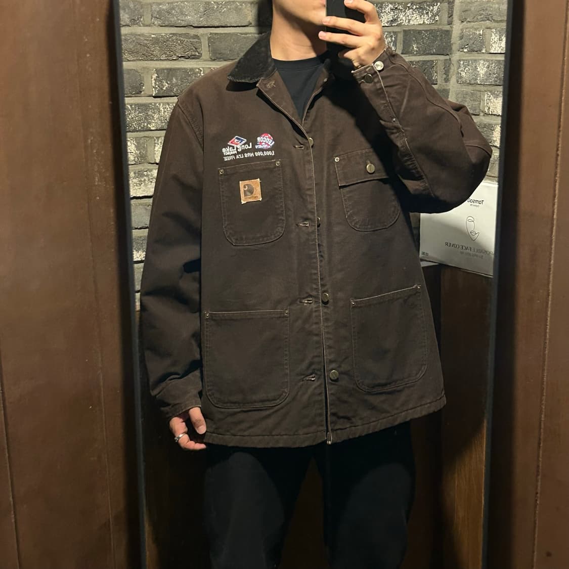 L) 칼하트 워크웨어 초어자켓 초어코트 블랭킷라이너 상품이미지8