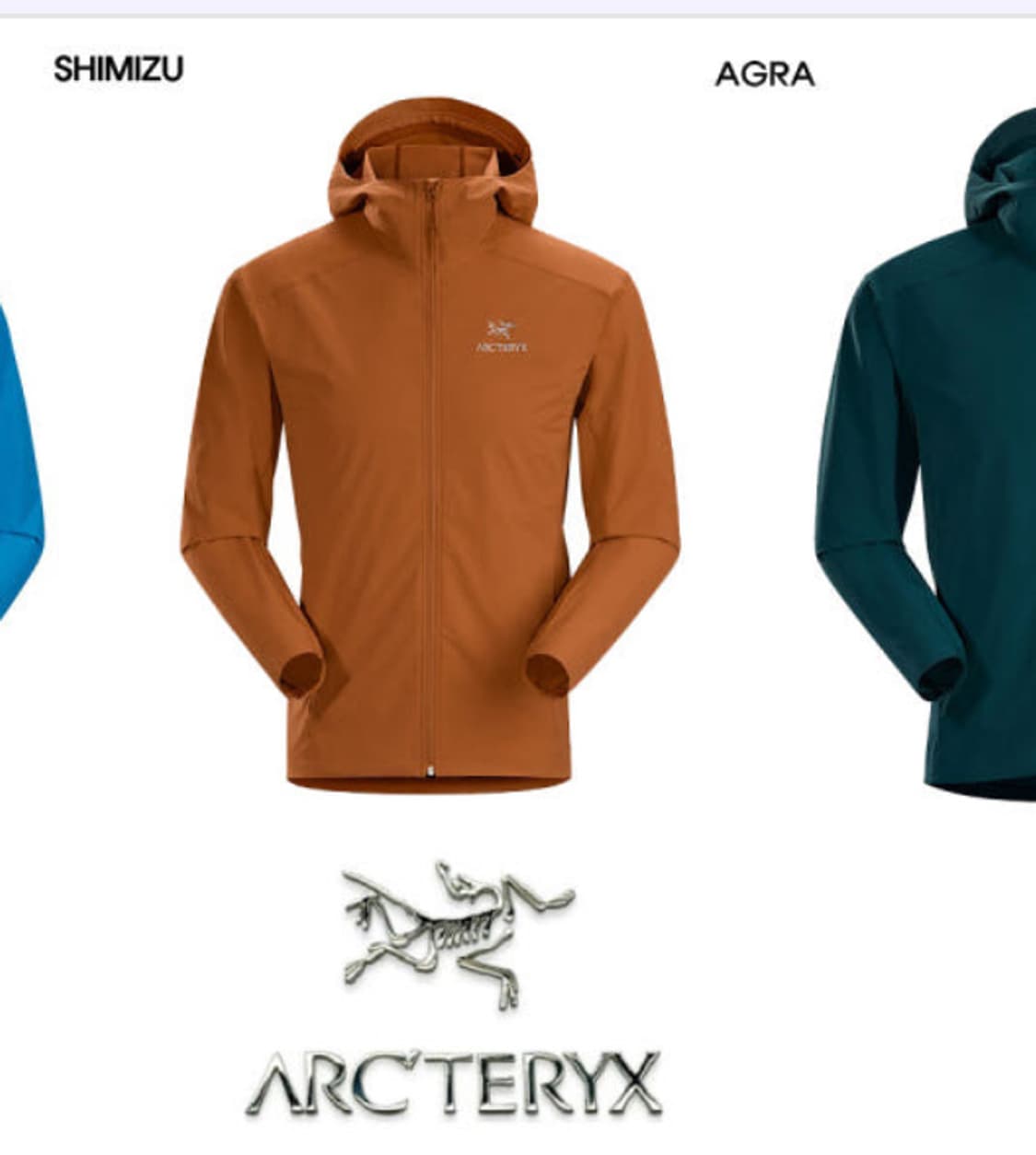 아크테릭스 감마 SL 자켓 L사이즈 agra 색상입니다. 가볍고 활동성이 상품이미지1
