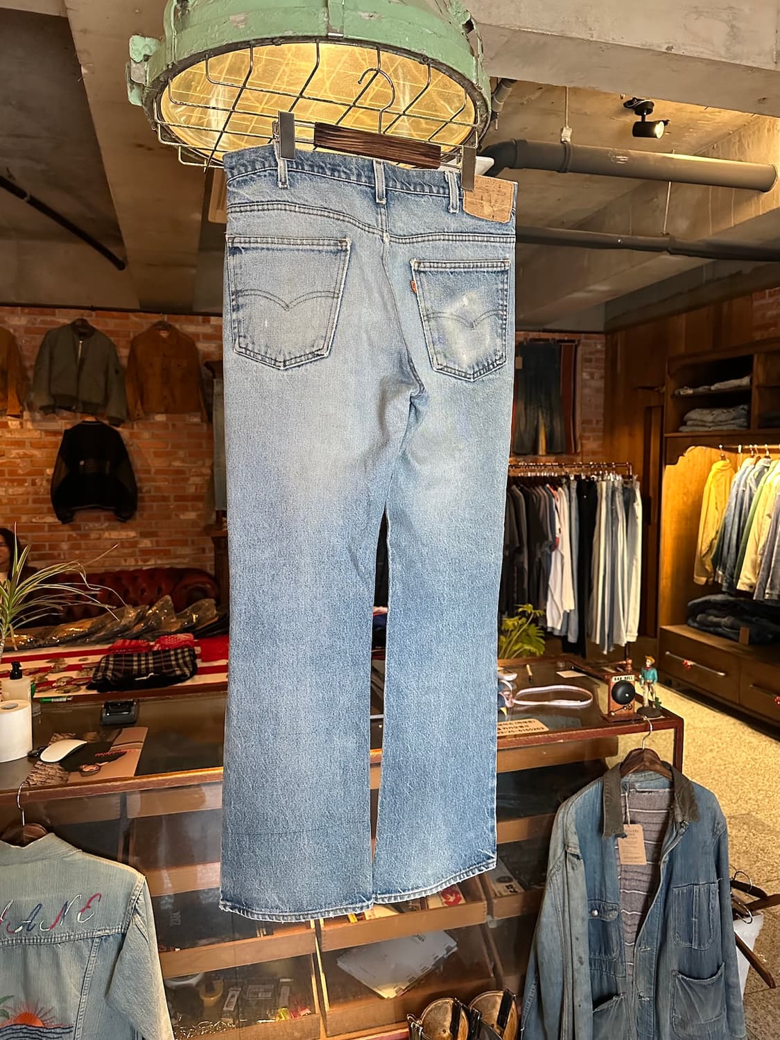 80s USA Levis 517 Boot Cut Denim Pants 상품이미지5