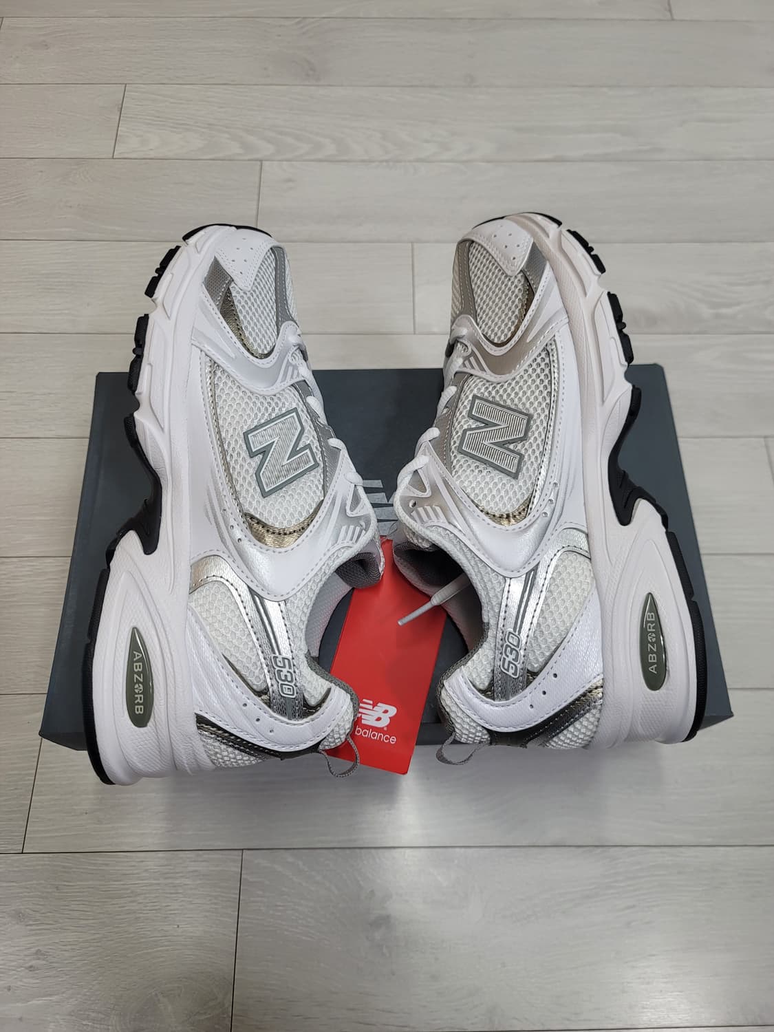 (255)뉴발란스 530 화이트 실버[대전 직거래도 가능] 상품이미지1