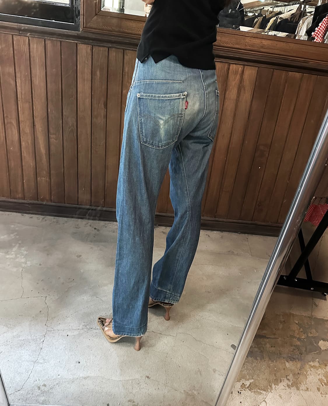 LEVI'S engineered regular blue w28 상품이미지1