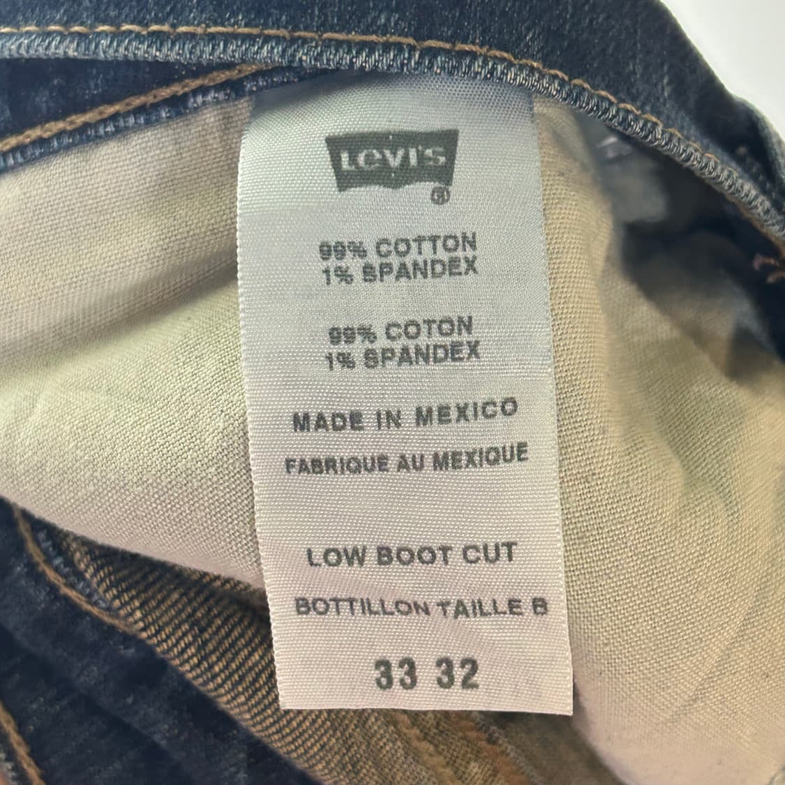 [Levi's] 리바이스 멕시코 527 로우 부츠컷 워시드 데님팬츠 상품이미지7