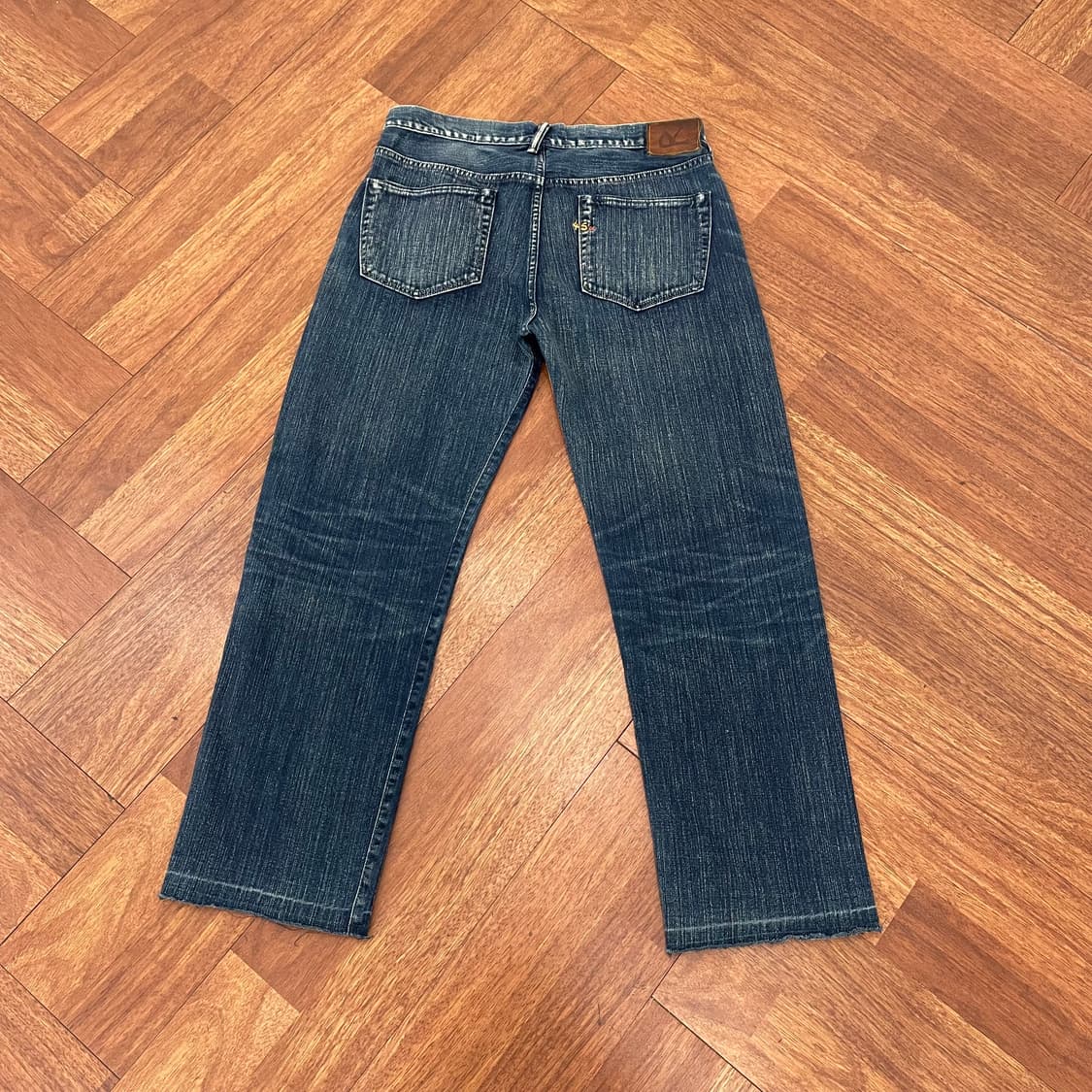 45RPM 워싱 데님 팬츠 상품이미지2