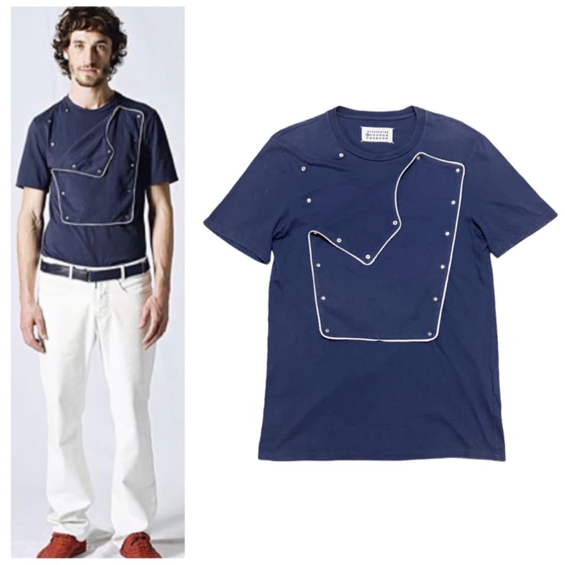 08ss martin margiela panelled t-shirt 상품이미지2