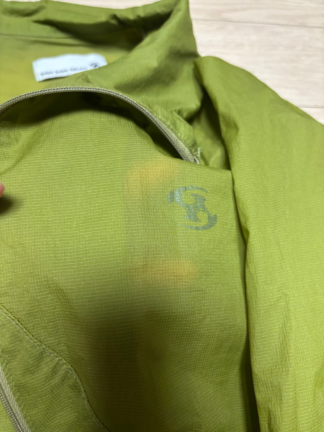 산산기어 SS22 라이트자켓 그린 1사이즈 (극악매물) 상품이미지3