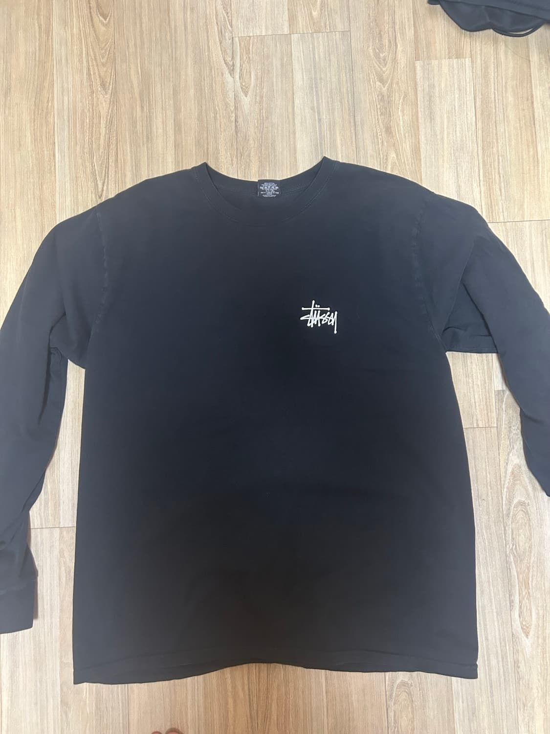 스투시 롱슬리브 블랙 L 상품이미지2