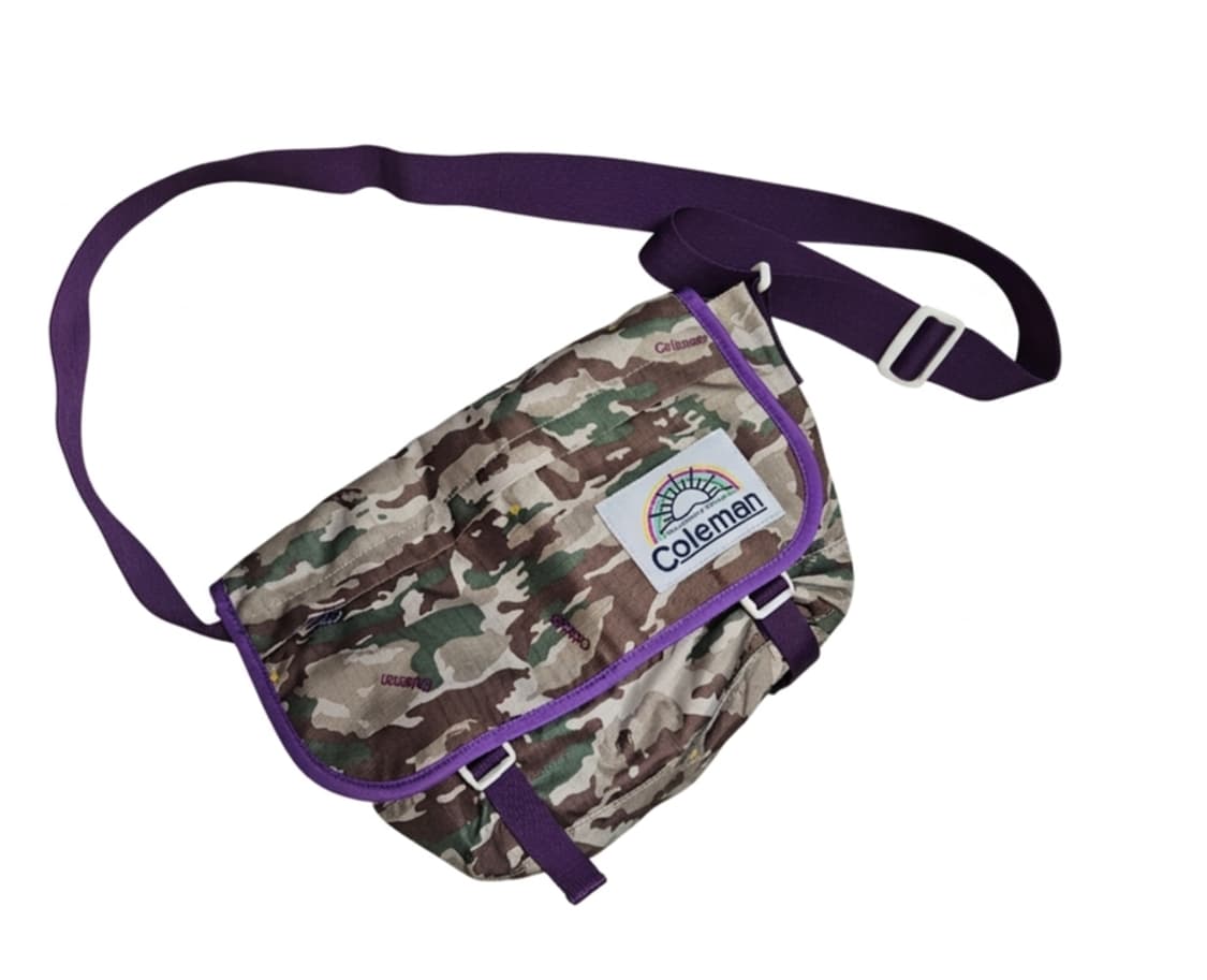 💜대대장급💜coleman콜맨 카모 크로스백/카모플라주 메신저백 상품이미지1