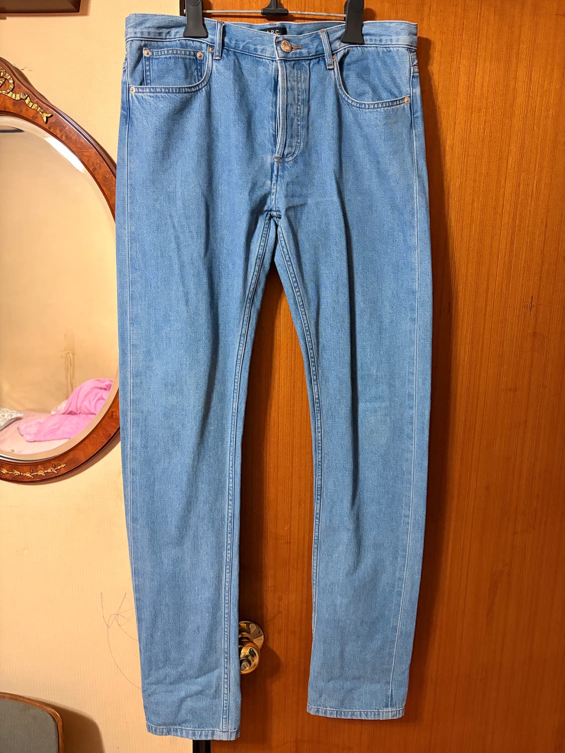 아페쎄 쁘띠 스탠다드 연청 셀비지 32 새상품급 상품이미지1