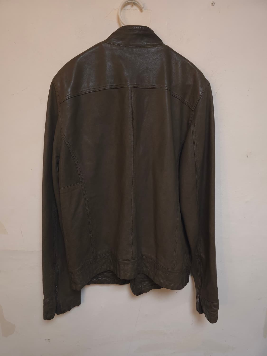 타임 옴므 브라운 양가죽 라이더 자켓 95 상품이미지2