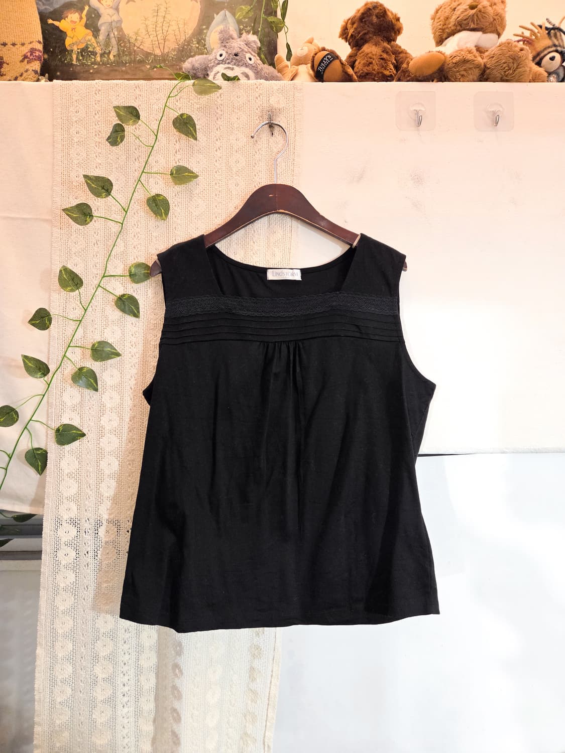 블랙 모리 기본 나시 상품이미지1