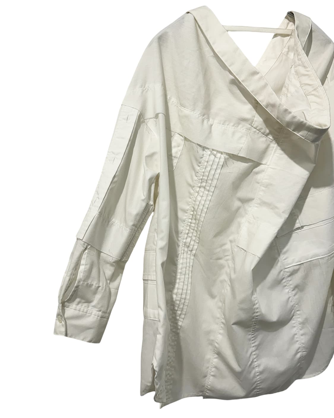 미하라 야스히로 “모디파이드” 패치워크 버튼 업 오픈카라 셔츠 상품이미지8