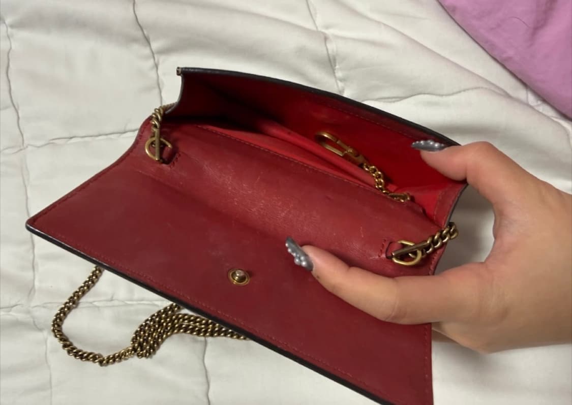 구찌 체리 GG 체인 카드지갑 크로스백 상품이미지4