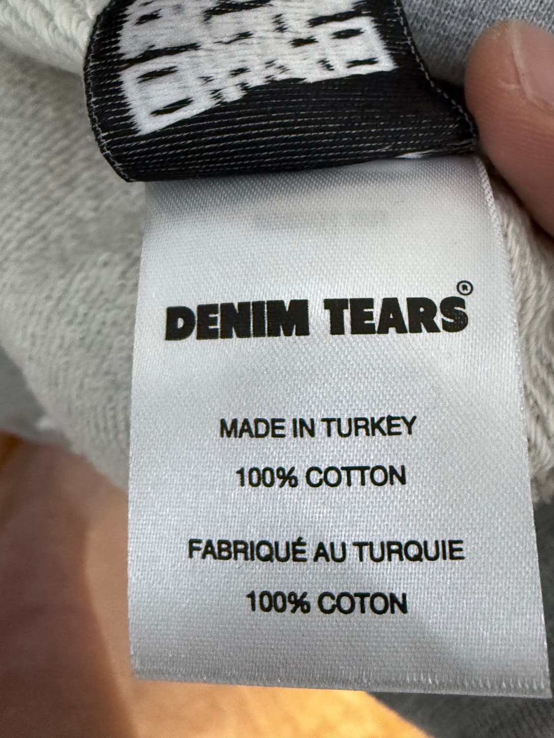 코르테이즈 x 데님티어스 후드집업 그레이 L 상품이미지4