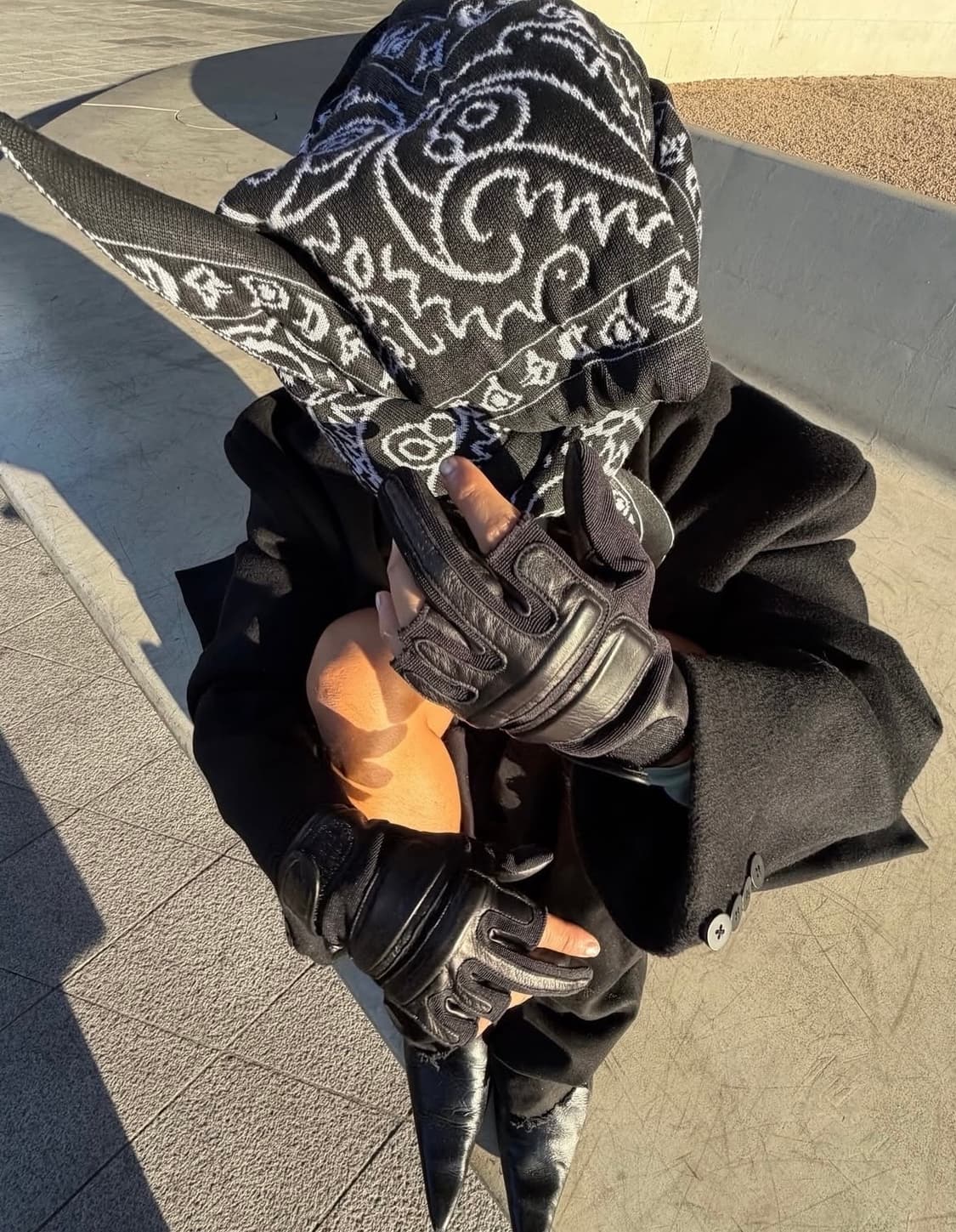 (레어) 슈프림 x 넘버 나인 레더 글러브 블랙 상품이미지1