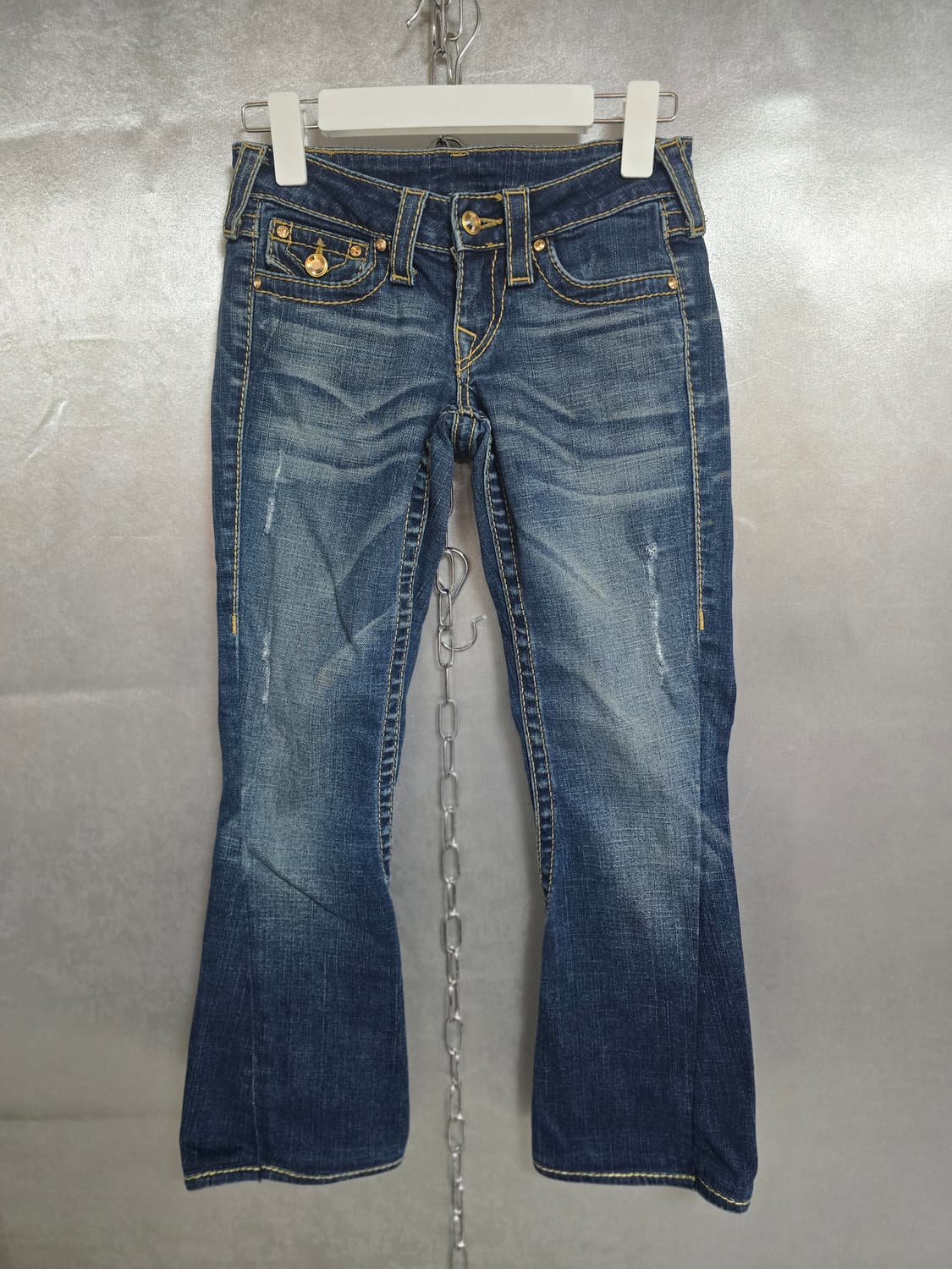 판매완료트루릴리젼 로우라이즈 부츠컷 청바지 상품이미지1