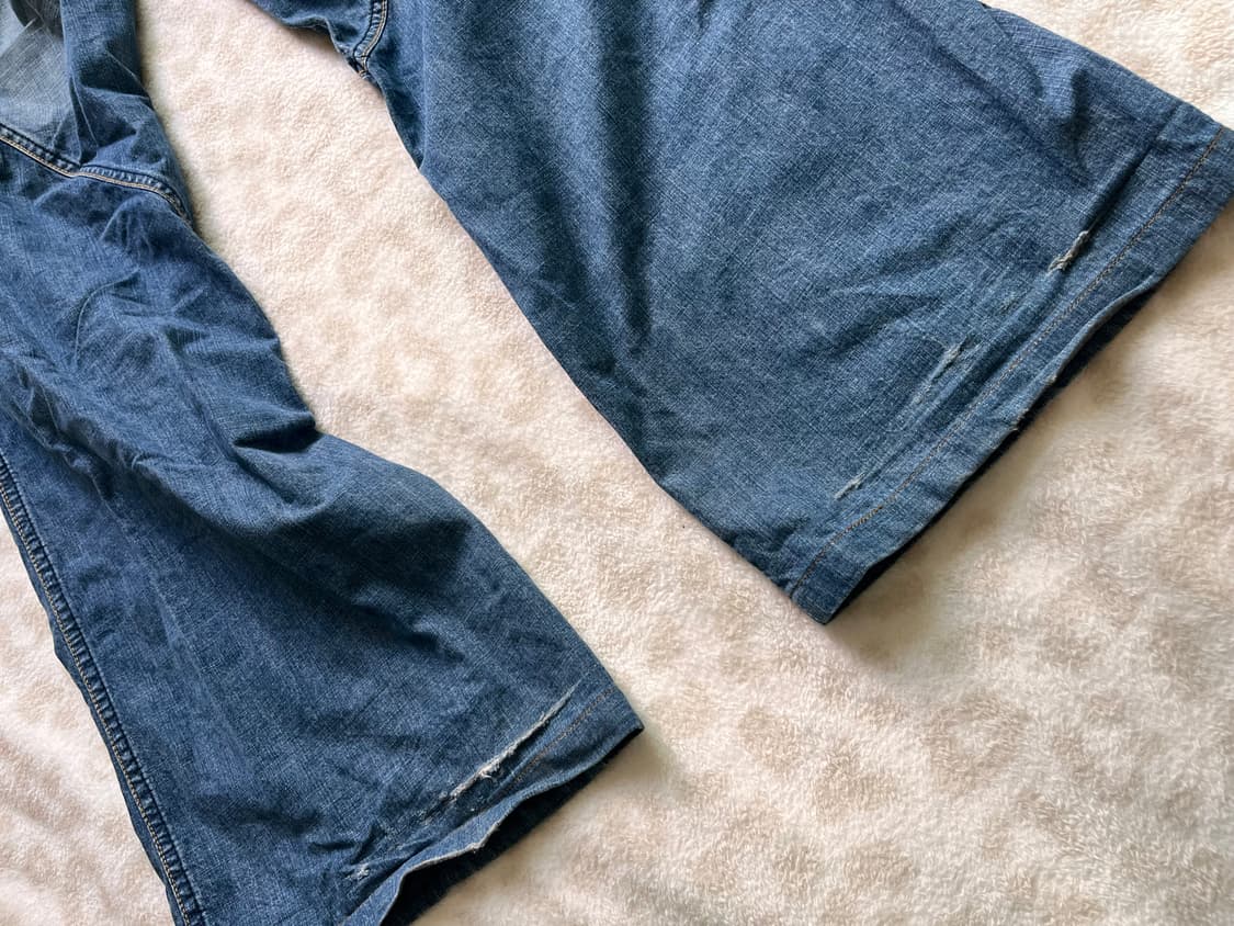 skull cubic tee + pocket denim cargo pan 상품이미지8