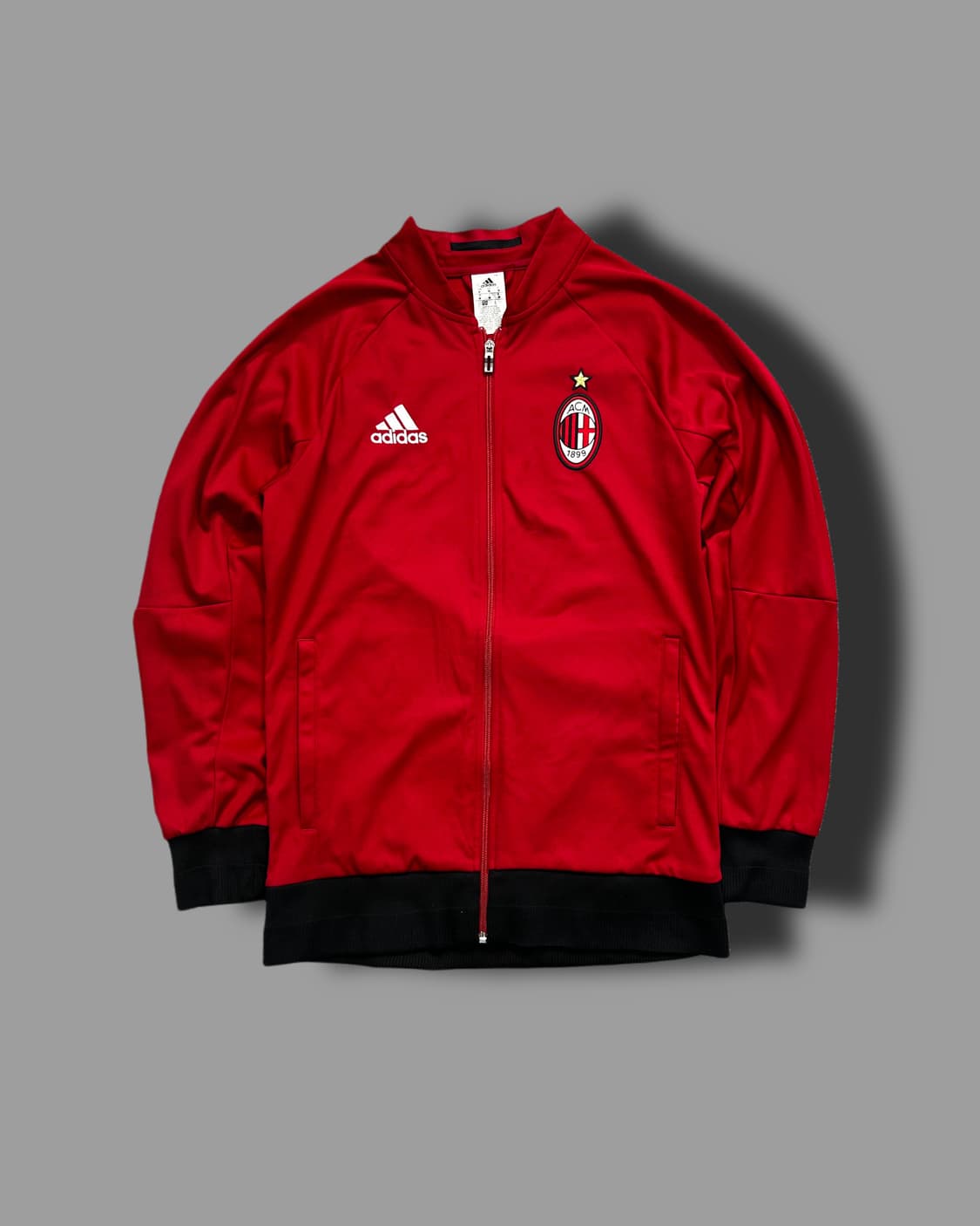 아디다스 AC 밀란 레드 트랙탑 져지 M 상품이미지4