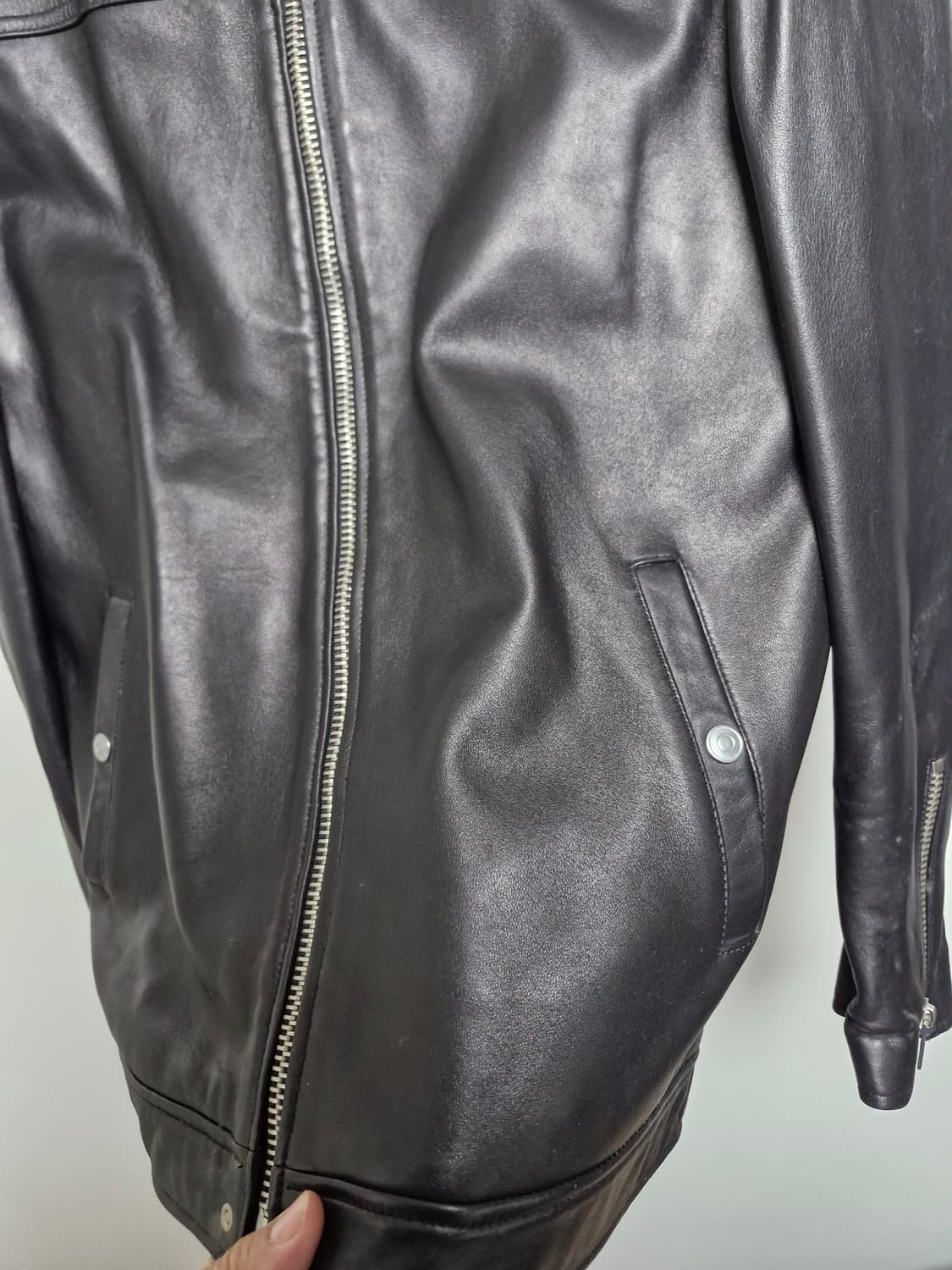 새급)마하그리드 양가죽자켓 100사이즈 상품이미지4