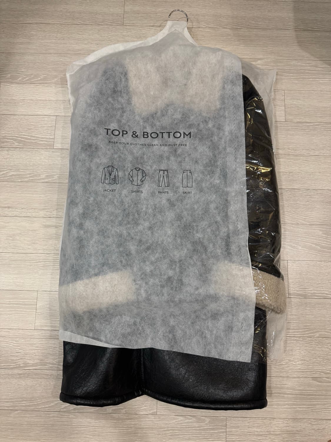 오버듀플레어 vintage crack 레더 무스탕 상품이미지4