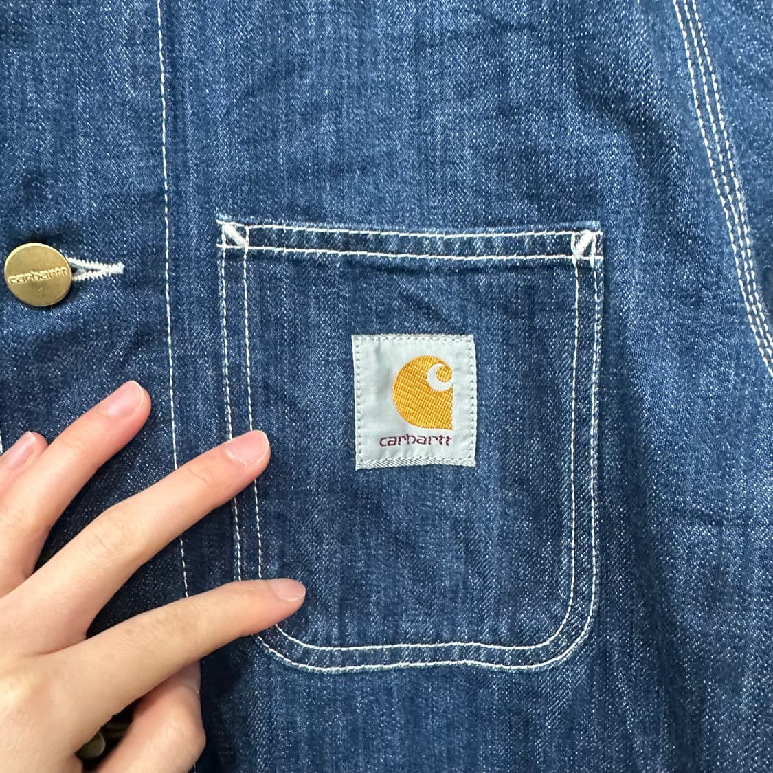 칼하트 데님 초어 자켓 상품이미지5
