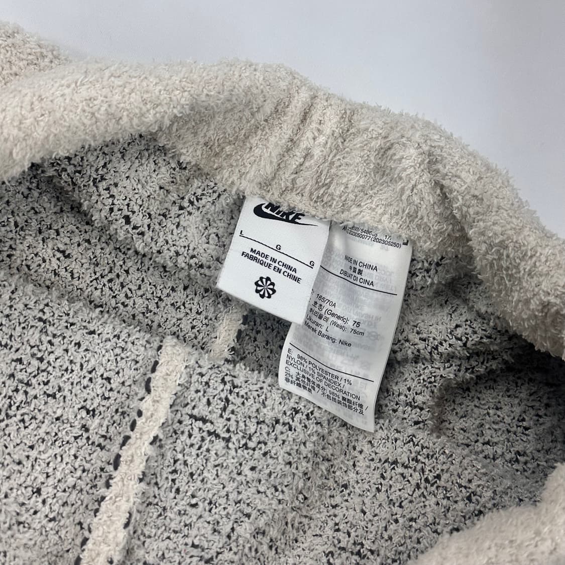 나이키 피닉스 코지 부클레 하이웨이스트 와이드 니트 팬츠 상품이미지5