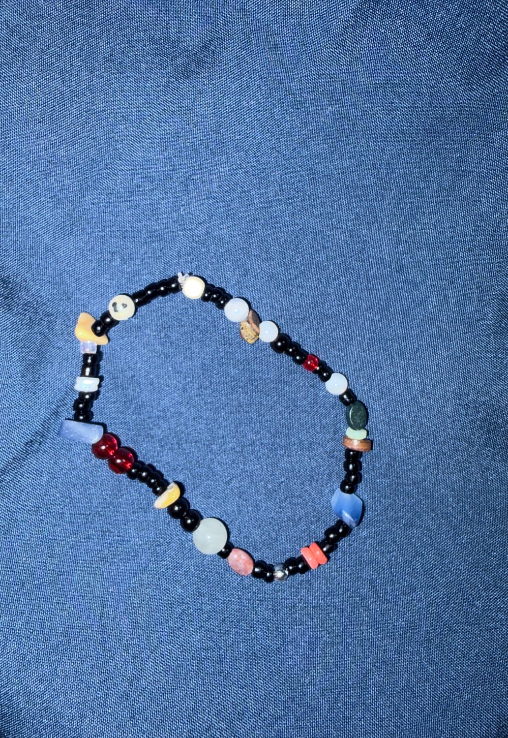 빈티지 비즈 원석 팔찌 / gemstone bracelet 상품이미지2