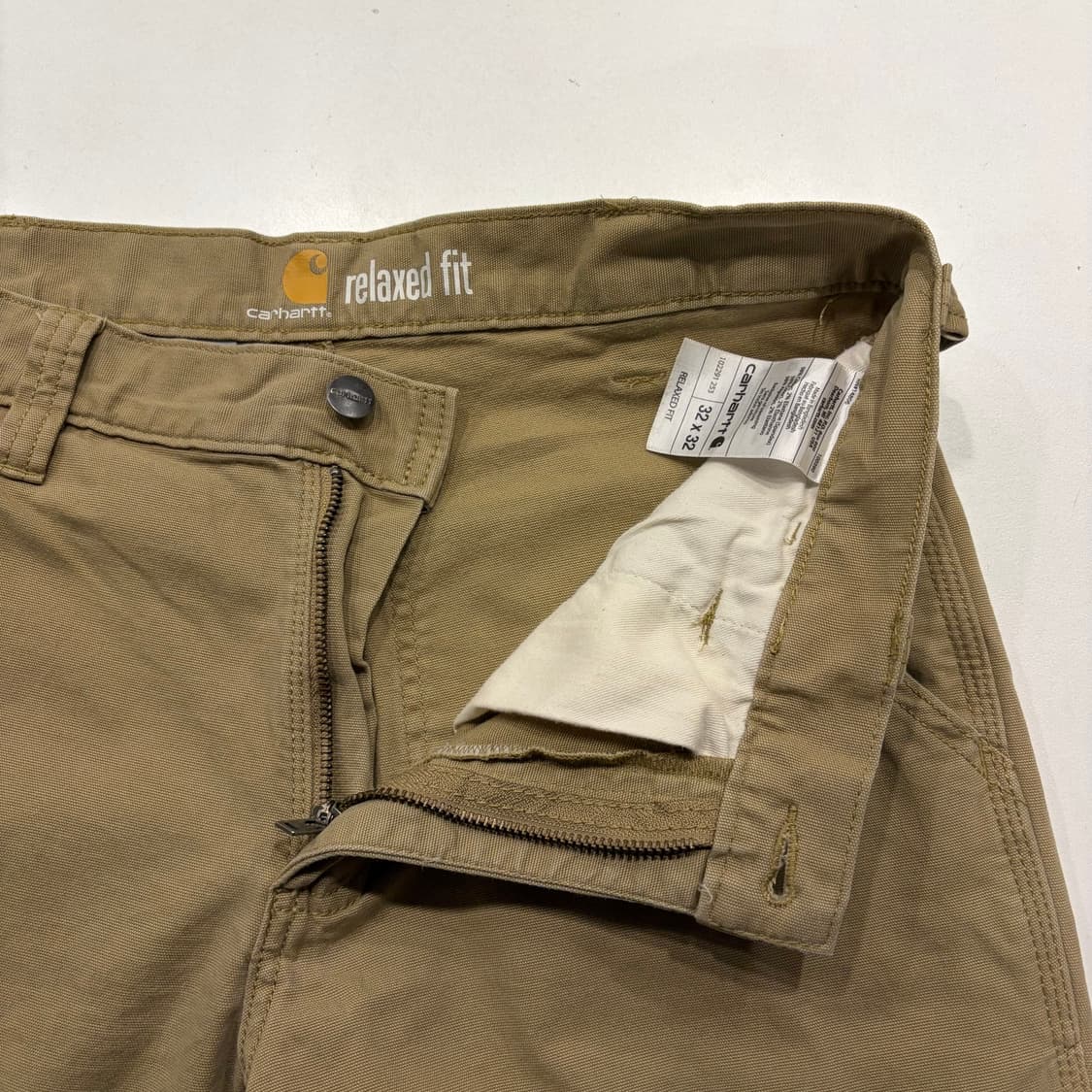 [32] 칼하트 카펜더 베이지 워크 팬츠 B252 상품이미지8